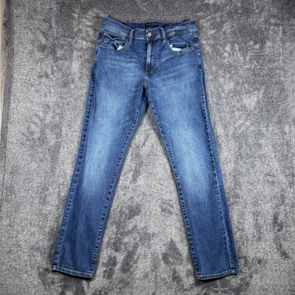 Lucky Brand 412 Athletic Slim Mens Blue Jeans 32x32 Stretch Denim